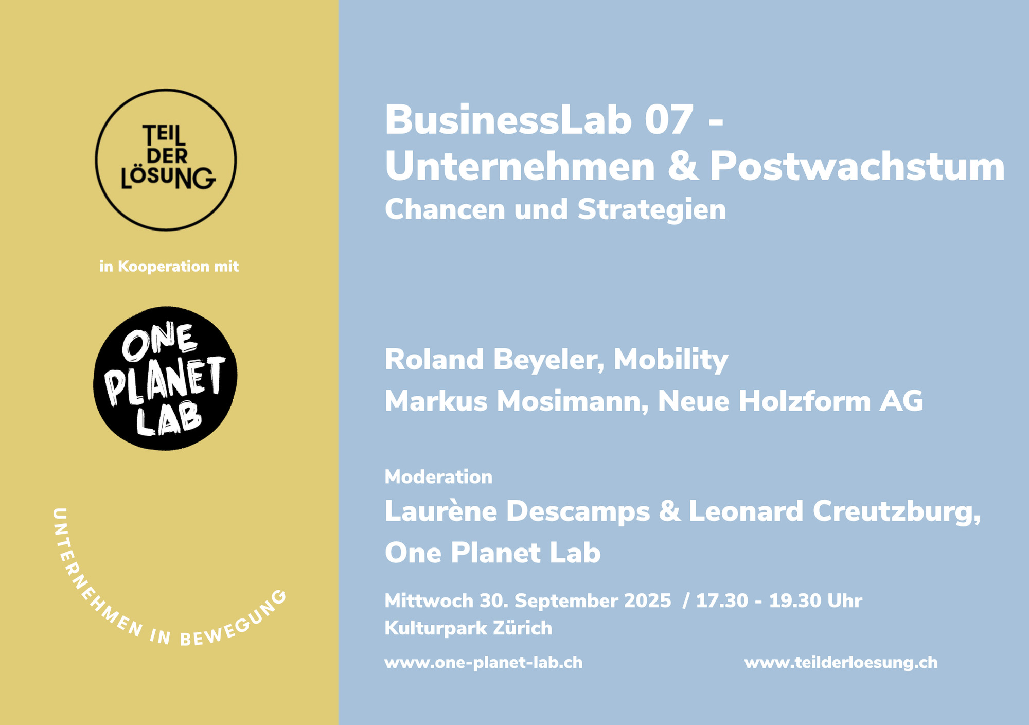 BusinessLab 07 - Unternehmen und Postwachstum